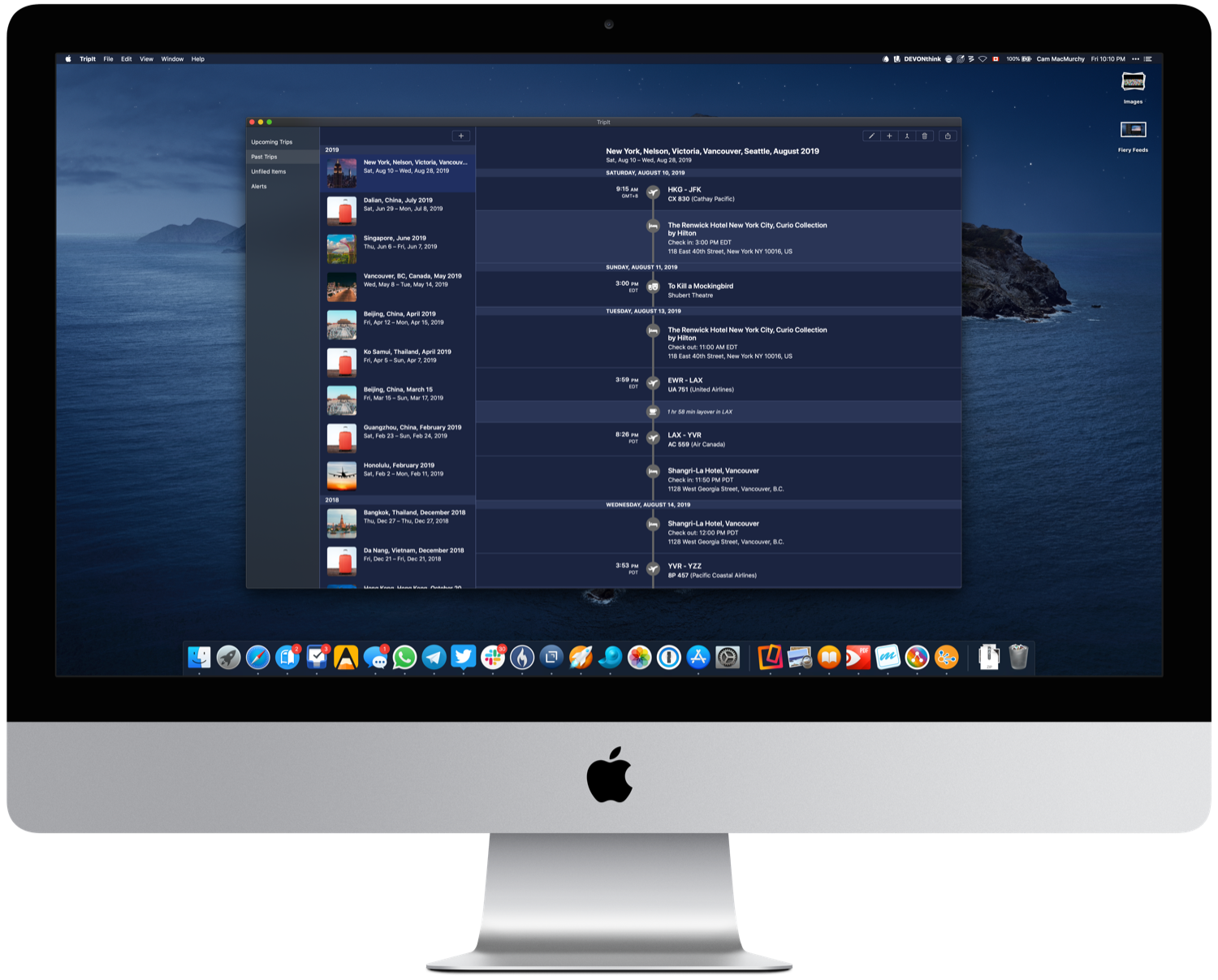 Mac  TripIt